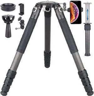 82" Carbon Fiber Bowl Tripod Heavy Duty Camera Tripod with 75mm Bowl and Adapter, 10 Layers Carbon Fiber 1.57" /40mm Leg Tube, Ultra Stable Professional Camera Tripod, Max Load 88Lbs/40kg (AS95C) 82" Carbon Fiber Bowl Tripod Heavy Duty Camera Tripod with 75mm Bowl and Adapter, 10 Layers Carbon Fiber 1.57" /40mm Leg Tube, Ultra Stable Professional Camera Tripod, Max Load 88Lbs/40kg (AS95C)