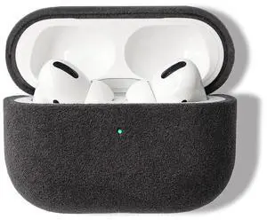 ALTRAALMA Alcantara Suede Case for AirPods Pro 3, Handmade Full-Wrap Case,Synthetic Suede Cover, Handmade Full Wrap, Full Protection and Shock Resistance (Black) ALTRAALMA Alcantara Suede Case for AirPods Pro 3, Handmade Full-Wrap Case,Synthetic Suede Cover, Handmade Full Wrap, Full Protection and Shock Resistance (Black)