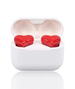 Jectse Earbuds, Heart Shaped Bluetooth Headphones Noise Canceling Stereo in Ear Light Weight Earphones Cordless Earphone for Sports Jectse Earbuds, Heart Shaped Bluetooth Headphones Noise Canceling Stereo in Ear Light Weight Earphones Cordless Earphone for Sports