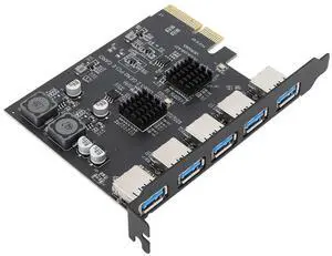 SUNGOOYUE Premium ASMedia ASM3142 USB 3.2 Gen 2 5 Ports PCIe Expansion Card for High Resolution Media, Compatible with 7 10 11 for, SUNGOOYUE Premium ASMedia ASM3142 USB 3.2 Gen 2 5 Ports PCIe Expansion Card for High Resolution Media, Compatible with 7 10 11 for,