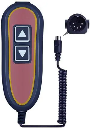 RYQIF Remte Control Compatible for Golden Burl Hand Control Zk1200-hc/Lepro 2 Button 5 Pin Power Recline Lift Chai RYQIF Remte Control Compatible for Golden Burl Hand Control Zk1200-hc/Lepro 2 Button 5 Pin Power Recline Lift Chai