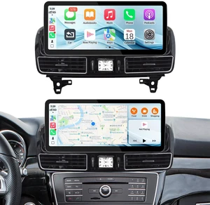 12.3Inch Ultra-Narrow Touchscreen Wireless CarPlay Android Auto for Mercedes Benz GLE/GLS with NTG5.0/5.1/5.2 System for 2016-2018 Year, Linux HD Multimedia, OEM System, MirrorLink, Car Radio R 12.3Inch Ultra-Narrow Touchscreen Wireless CarPlay Android Auto for Mercedes Benz GLE/GLS with NTG5.0/5.1/5.2 System for 2016-2018 Year, Linux HD Multimedia, OEM System, MirrorLink, Car Radio R
