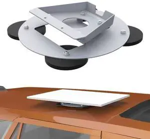 440-lb Magnetic Vehicle Roof Mount Compatible with Starlink Gen 3 Satellite Dish, Ideal for Car, RV, Truck & Metal Surface Installation 440-lb Magnetic Vehicle Roof Mount Compatible with Starlink Gen 3 Satellite Dish, Ideal for Car, RV, Truck & Metal Surface Installation