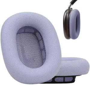 Laselan Upgraded Silicone Ear Cushions for AirPods Max Headphones 2024, Protein Leather Covered Ear Pads with Silicone & Memory Foam and Magnet (Purple) Laselan Upgraded Silicone Ear Cushions for AirPods Max Headphones 2024, Protein Leather Covered Ear Pads with Silicone & Memory Foam and Magnet (Purple)