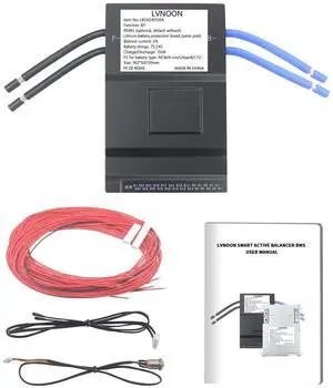 LVNOON 2A Smart BMSJK Active Balance for Li-ion NCM LFP LiFePo4 LTO Battery Management System 7S 8S 10S 12S 14S 16S 20S 21S 24S150A with APP Control 12V 24V 48V 60V 72V 84V (7-24S, 150A) LVNOON 2A Smart BMSJK Active Balance for Li-ion NCM LFP LiFePo4 LTO Battery Management System 7S 8S 10S 12S 14S 16S 20S 21S 24S150A with APP Control 12V 24V 48V 60V 72V 84V (7-24S, 150A)