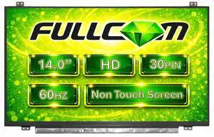 FULLCOM New LCD Replacement Screen 14.0 Inch LTN140AT31-401 HD 1366x768 (with Brackets) Matte 30 Pin Compatible with N140BGE-E33/B140XTN03.3 for Laptop/Display/Screen/LCD Application FULLCOM New LCD Replacement Screen 14.0 Inch LTN140AT31-401 HD 1366x768 (with Brackets) Matte 30 Pin Compatible with N140BGE-E33/B140XTN03.3 for Laptop/Display/Screen/LCD Application