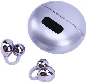 VBESTLIFE LED Digital Display Wireless Bluetooth EarbudsHiFi Touch Control with Noise Canceling Mics for Cycling Running Exercise and Smart Control (Purple) VBESTLIFE LED Digital Display Wireless Bluetooth EarbudsHiFi Touch Control with Noise Canceling Mics for Cycling Running Exercise and Smart Control (Purple)
