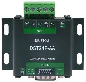 diustou SP3232 SP3485 Chip RS232 to RS485 Serial Module Isolated Converter 2Mbps High Speed Aluminum Housing DB9 Interface to Terminal diustou SP3232 SP3485 Chip RS232 to RS485 Serial Module Isolated Converter 2Mbps High Speed Aluminum Housing DB9 Interface to Terminal