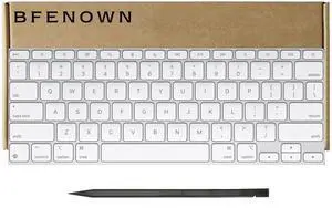 Bfenown Replacement US QWERTY Keycaps Keys for iPad Pro 13" (M4) / iPad Air 13" & 11" (M3) Magic Keyboard (2024 Model) Bfenown Replacement US QWERTY Keycaps Keys for iPad Pro 13" (M4) / iPad Air 13" & 11" (M3) Magic Keyboard (2024 Model)