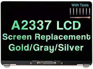 Screen Replacement for MacBook Air M1 A2337 2020 2021 13" EMC 3598 MGN63 MGN93 MGND3 MGN73 MGNA3 MGNE3 LCD Display Assembly Kit (Rose Gold) Screen Replacement for MacBook Air M1 A2337 2020 2021 13" EMC 3598 MGN63 MGN93 MGND3 MGN73 MGNA3 MGNE3 LCD Display Assembly Kit (Rose Gold)