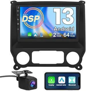 Votheon 10.1-inch Android 13 Car Stereo for Chevrolet Silverado & GMC Sierra 2014-2018 ^^ Wireless CarPlay & Android Auto ^^ 2GB+64GB ^^ HD Touchscreen ^^ Backup Camera Votheon 10.1-inch Android 13 Car Stereo for Chevrolet Silverado & GMC Sierra 2014-2018 ^^ Wireless CarPlay & Android Auto ^^ 2GB+64GB ^^ HD Touchscreen ^^ Backup Camera