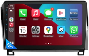 Car Radio for Toyota Tundra 2007-2013 Sequoia 2008-2012 not fit JBL with Wireless CarPlay & Android Auto, 10 Inch Toyota Tundra Head Unit with Bluetooth GPS Navigation SWC FM Radio Car Radio for Toyota Tundra 2007-2013 Sequoia 2008-2012 not fit JBL with Wireless CarPlay & Android Auto, 10 Inch Toyota Tundra Head Unit with Bluetooth GPS Navigation SWC FM Radio