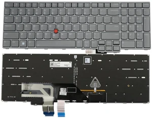 Backlit Laptop Keyboard Replacement for Lenovo Thinkpad P16 Gen1, P16 Gen2 Backlit Laptop Keyboard Replacement for Lenovo Thinkpad P16 Gen1, P16 Gen2