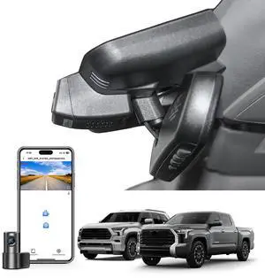 4K Front & 2K Rear 2 Channel HDR Dash Cam, Dual STARVIS 2 IMX678 IMX675, Custom Fit for Toyota Tundra 2022-2026 & Sequoia 2023-2026 (Model B), Limited SR SR5 TRD etc, 5GHz WiFi, GPS, 128GB Card 4K Front & 2K Rear 2 Channel HDR Dash Cam, Dual STARVIS 2 IMX678 IMX675, Custom Fit for Toyota Tundra 2022-2026 & Sequoia 2023-2026 (Model B), Limited SR SR5 TRD etc, 5GHz WiFi, GPS, 128GB Card