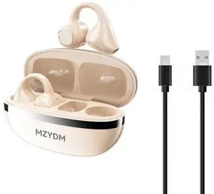 MZYDM Open Ear Earbuds, Bluetooth 5.4 Clip On Headphones,for Small Ears (White) MZYDM Open Ear Earbuds, Bluetooth 5.4 Clip On Headphones,for Small Ears (White)