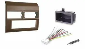 Custom Install Parts Beige Radio Stereo Dash Kit w/Wire Harness+Pocket+Antenna Adapter Compatible with Chevrolet Pickup Truck 1988-1994 Custom Install Parts Beige Radio Stereo Dash Kit w/Wire Harness+Pocket+Antenna Adapter Compatible with Chevrolet Pickup Truck 1988-1994