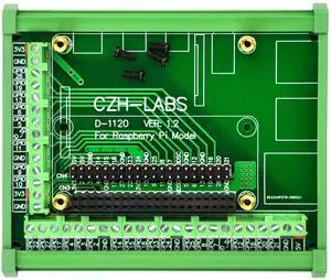 Electronics-Salon DIN Rail Mount Screw Terminal Block Adapter Module, for Raspberry Pi A+ 3A+ B+ 2B, 3B 3B+ 4B Zero Zero-W Electronics-Salon DIN Rail Mount Screw Terminal Block Adapter Module, for Raspberry Pi A+ 3A+ B+ 2B, 3B 3B+ 4B Zero Zero-W