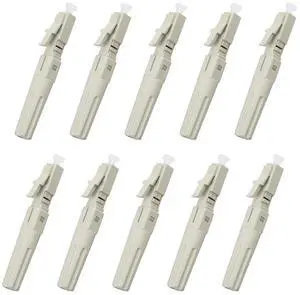 fyboptwu - 10 pcs LC Mutilmode Fiber Optic Quick Assembly Connector Fiber Optic Fast Connectors 50/125 Mechanical Connectors Adapter for 0.9/2.0/3.0/2.0 * 3.0mm Multimode Fiber Cable fyboptwu - 10 pcs LC Mutilmode Fiber Optic Quick Assembly Connector Fiber Optic Fast Connectors 50/125 Mechanical Connectors Adapter for 0.9/2.0/3.0/2.0 * 3.0mm Multimode Fiber Cable