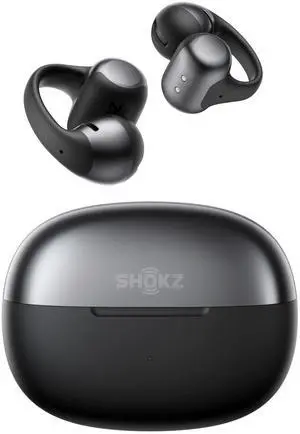 SHOKZ OpenDots ONE-Open-Ear Headphones, Clip-On Earbuds-Wireless Bluetooth Earbuds with Microphone-Secure, Lightweight, Comfort-Premium Dolby Audio-Water Resistant-Fast Charging-Up to 40 hrs Pl SHOKZ OpenDots ONE-Open-Ear Headphones, Clip-On Earbuds-Wireless Bluetooth Earbuds with Microphone-Secure, Lightweight, Comfort-Premium Dolby Audio-Water Resistant-Fast Charging-Up to 40 hrs Pl