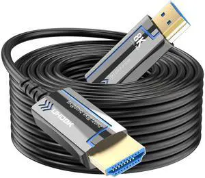 kmrlim Fiber Optic HDMI Cable Speed HDMI 2.1 Cable 8K@60 4K@120Hz 48Gbps HDR eARC HDCP Compatible with UHD TV Box Projector PS5 Gold Plated Connector Ultra High Computer (Fiber Optic, 100FT(30M)) kmrlim Fiber Optic HDMI Cable Speed HDMI 2.1 Cable 8K@60 4K@120Hz 48Gbps HDR eARC HDCP Compatible with UHD TV Box Projector PS5 Gold Plated Connector Ultra High Computer (Fiber Optic, 100FT(30M))