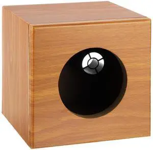 MECCANIXITY 4 Inch Ported Wooden Speaker Enclosure, Striped Wood Single Vented Subwoofer Box Car Audio Truck Speaker Box for DIY Home Vehicle Audio Custom Sounds Supplies MECCANIXITY 4 Inch Ported Wooden Speaker Enclosure, Striped Wood Single Vented Subwoofer Box Car Audio Truck Speaker Box for DIY Home Vehicle Audio Custom Sounds Supplies