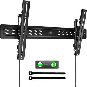 monTEK Ultra Slim Tilting TV Wall Mount Bracket for 4395" Flat & Curved TVs, 1.2" Low Profile, Anti-Glare Tilt, Holds 150 lbs, Supports VESA 800x400, Fits 16"/18"/24"/32" Studs monTEK Ultra Slim Tilting TV Wall Mount Bracket for 4395" Flat & Curved TVs, 1.2" Low Profile, Anti-Glare Tilt, Holds 150 lbs, Supports VESA 800x400, Fits 16"/18"/24"/32" Studs
