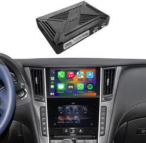 CARAMCO Wireless CarPlay&Android Auto Module Compatible with Infiniti Q50 2015-2019 Retrofit Kit, Support Original Camera,Bluetooth Audio and Micphone CARAMCO Wireless CarPlay&Android Auto Module Compatible with Infiniti Q50 2015-2019 Retrofit Kit, Support Original Camera,Bluetooth Audio and Micphone