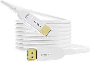 Anehmeta 8K Fiber Optic HDMI Cable 65FT, 48Gbps Ultra High Speed Long HDMI 2.1 Cord Braided 8K@60Hz 4K@120Hz HDR10/HDCP2.2&2.3/eARC/3D Compatible for PS5, Xbox, HDTV, Laptop, Monitor Anehmeta 8K Fiber Optic HDMI Cable 65FT, 48Gbps Ultra High Speed Long HDMI 2.1 Cord Braided 8K@60Hz 4K@120Hz HDR10/HDCP2.2&2.3/eARC/3D Compatible for PS5, Xbox, HDTV, Laptop, Monitor