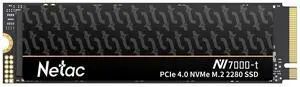 Netac 1TB PCIe Gen4x4 M.2 SSD Up to 7,300 MB/s NVMe Internal SSD with Aluminum Heatspreader High-Performance Storage for Desktop and Laptop PCs Works with PS5, NV7000-t Netac 1TB PCIe Gen4x4 M.2 SSD Up to 7,300 MB/s NVMe Internal SSD with Aluminum Heatspreader High-Performance Storage for Desktop and Laptop PCs Works with PS5, NV7000-t