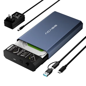 ACASIS 6Gbps Hard Drive Enclosure for 3.5/2.5In SATA SSD/HDD Aluminum Shell ACASIS 6Gbps Hard Drive Enclosure for 3.5/2.5In SATA SSD/HDD Aluminum Shell