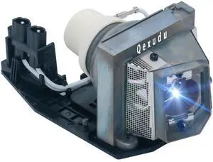 Qexudu 330-6581 Replacement Projector Lamp Bulb for DELL 330-6581 725-10229 1510X 1610X 1610HD KFV6M with Housing Qexudu 330-6581 Replacement Projector Lamp Bulb for DELL 330-6581 725-10229 1510X 1610X 1610HD KFV6M with Housing