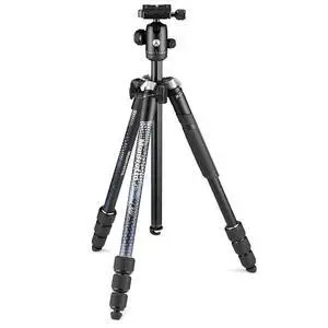 Manfrotto Element MII 4-Section Aluminum Tripod with Ball Head, Black Manfrotto Element MII 4-Section Aluminum Tripod with Ball Head, Black
