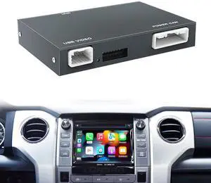 Wireless Carplay/Android Auto Adapter for Toyota with Entune2.0 & Touch2 2014-2019 Retrofit Kit Decoder Fits for Tundra/Highlander/RAV4/Tacoma/Camry/Corolla/Avalon/Prius/CH-R/Sienna/Camry Wireless Carplay/Android Auto Adapter for Toyota with Entune2.0 & Touch2 2014-2019 Retrofit Kit Decoder Fits for Tundra/Highlander/RAV4/Tacoma/Camry/Corolla/Avalon/Prius/CH-R/Sienna/Camry