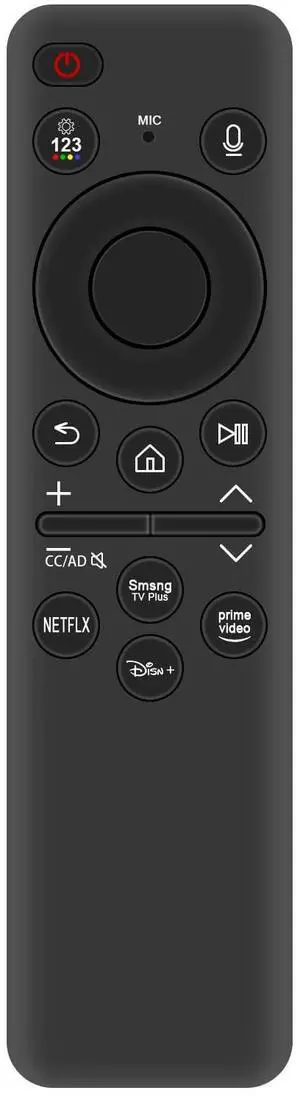 AULCMEET BN5901455A Solar Voice Replace Remote Control Fits for Samsung BN5901432A TV QN43Q60DAFXZA QN50Q60DAFXZA QN55Q70DAFXZA QN55Q80DAFXZA QN55Q60DAFXZA QN65Q70DAFXZA QN75Q60DAFXZA