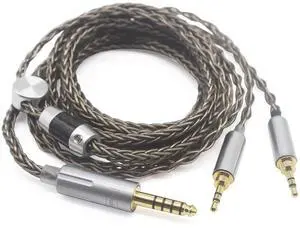 Youkamoo 4.4mm Replacement Cable Compatible with Hifiman HE400S HE-400i HE560 HE350 HE1000 V2 (Dual 2.5mm Male Version) Headphones Youkamoo 4.4mm Replacement Cable Compatible with Hifiman HE400S HE-400i HE560 HE350 HE1000 V2 (Dual 2.5mm Male Version) Headphones