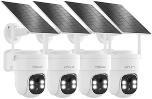 VIZIUUY 3MP Solar Security Cameras Wireless Outdoor, WiFi6,PIR+AI Detection VIZIUUY 3MP Solar Security Cameras Wireless Outdoor, WiFi6,PIR+AI Detection