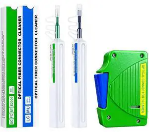 groword 4 in 1 Fiber Optic Cleaner Cleaning Pen Box Kit,2.5mm 1.25mm FC SC ST LC Optical Fiber Cable Connector Endface Optical Clean Tool Set,800+ Cleans,Fiber Optic Cleaner Tools groword 4 in 1 Fiber Optic Cleaner Cleaning Pen Box Kit,2.5mm 1.25mm FC SC ST LC Optical Fiber Cable Connector Endface Optical Clean Tool Set,800+ Cleans,Fiber Optic Cleaner Tools