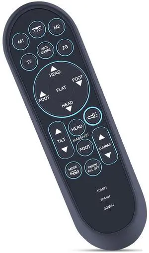 ZWP Replacement Remote Control fit for iDealBed S4 Nebula Luxury Hybrid Mattress + 7i, 4iT Custom Adjustable Bed System 7iKD S4-7i-SS ZWP Replacement Remote Control fit for iDealBed S4 Nebula Luxury Hybrid Mattress + 7i, 4iT Custom Adjustable Bed System 7iKD S4-7i-SS
