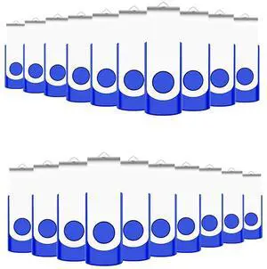 256MB Bulk Flash Drives 50 Pack, EASTBULL USB 2.0 Fast Speed Flash Drives Bulk Swivel Thumb Drives Pack (Blue) 256MB Bulk Flash Drives 50 Pack, EASTBULL USB 2.0 Fast Speed Flash Drives Bulk Swivel Thumb Drives Pack (Blue)