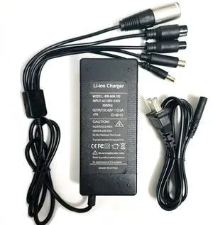 HERISKEER 42V 2A 1.5A Charger 5 Plugs Universal for MAXSHOT V1 A1, Phantomgogo A9 A8 Commuter R1, VOLPAM SP06 SP03 SPT7, Aovopro Okai Sisigad for Hover-1 Ninebot Macwheel etc (36V Battery) Charger HERISKEER 42V 2A 1.5A Charger 5 Plugs Universal for MAXSHOT V1 A1, Phantomgogo A9 A8 Commuter R1, VOLPAM SP06 SP03 SPT7, Aovopro Okai Sisigad for Hover-1 Ninebot Macwheel etc (36V Battery) Charger