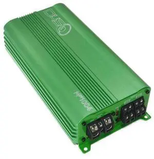 Down4Sound MM1004 Mini Maxx Green 700W RMS Mini 4-Channel Car Audio Amplifier Down4Sound MM1004 Mini Maxx Green 700W RMS Mini 4-Channel Car Audio Amplifier