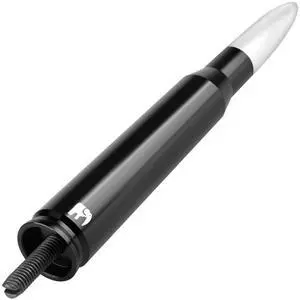 ONE250 50 Cal Caliber Bullet Style Antenna, Compatible with Ford F-Series (F-150 F-250 F-350 Super Duty Ford Raptor Ranger Trucks 1997-2024) - Designed for Optimized FM/AM Reception (White) ONE250 50 Cal Caliber Bullet Style Antenna, Compatible with Ford F-Series (F-150 F-250 F-350 Super Duty Ford Raptor Ranger Trucks 1997-2024) - Designed for Optimized FM/AM Reception (White)