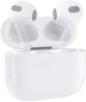 Air Pod 3 Charging Case Only Compatible with Airpod 3, Wireless Airpod Case Replacement 3rd Gen with Sync Button, Lightning Port, 600 mAh Battery, No Earbuds Air Pod 3 Charging Case Only Compatible with Airpod 3, Wireless Airpod Case Replacement 3rd Gen with Sync Button, Lightning Port, 600 mAh Battery, No Earbuds