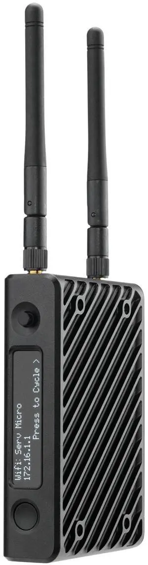 Teradek Serv Micro HDMI Wireless Video Transmission System for 1080p30 Streaming On Up to 10 Devices, Ideal for Sharing Video from Production to Post Teradek Serv Micro HDMI Wireless Video Transmission System for 1080p30 Streaming On Up to 10 Devices, Ideal for Sharing Video from Production to Post