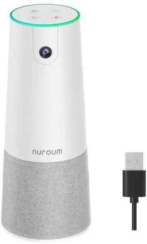 NUROUM C20(2nd Gen) HD Conference Webcam, 1080P Video Conferencing Camera with Microphone and Speaker, All in One Computer Camera for Desktop, 13ft Voice Pickup, AI Noise-Cancellation, USB Plug&Play NUROUM C20(2nd Gen) HD Conference Webcam, 1080P Video Conferencing Camera with Microphone and Speaker, All in One Computer Camera for Desktop, 13ft Voice Pickup, AI Noise-Cancellation, USB Plug&Play