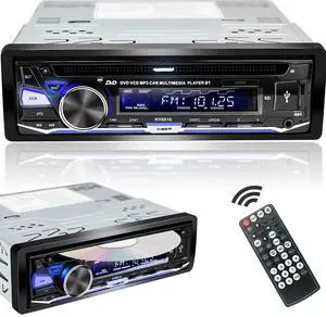 Alondy Single Din Car Stereo with CD/DVD Player ^^ Bluetooth ^^ FM/AM/RDS Radio ^^ USB SD AUX Audio Receiver Alondy Single Din Car Stereo with CD/DVD Player ^^ Bluetooth ^^ FM/AM/RDS Radio ^^ USB SD AUX Audio Receiver