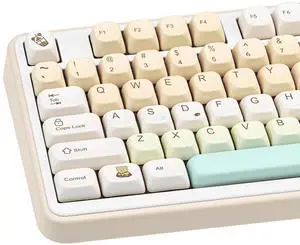 TIMSEKER FOA Profile PBT Key Caps - Minimalist Beige Keycaps Dye Sublimation Creamy Custom Keycap for Mechanical Gaming Keyboard, 130 Keys TIMSEKER FOA Profile PBT Key Caps - Minimalist Beige Keycaps Dye Sublimation Creamy Custom Keycap for Mechanical Gaming Keyboard, 130 Keys