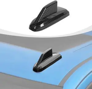 RAZPOY Shark Fin Antenna Base Cover Trim Compatible with Chevy Silverado & Suburban & Tahoe & GMC-Yukon & GMC-Sierra & Cadillac Escalade 2019-2024, Carbon Fiber RAZPOY Shark Fin Antenna Base Cover Trim Compatible with Chevy Silverado & Suburban & Tahoe & GMC-Yukon & GMC-Sierra & Cadillac Escalade 2019-2024, Carbon Fiber