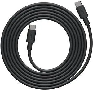 Avolt USB-C to USB-C Cable (6.6 ft) Soft Silicone Fast Charging Cable for iPhone 15, MacBook, iPad & Android Tangle-Free, Durable Design (USB C to USB C, Stockholm Black) Avolt USB-C to USB-C Cable (6.6 ft) Soft Silicone Fast Charging Cable for iPhone 15, MacBook, iPad & Android Tangle-Free, Durable Design (USB C to USB C, Stockholm Black)