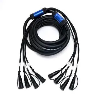 Jamesin 4 Channel CAT6 Shielded Ethercon Cable 100 Feet, with Booted Rj45, Auto-Locking Ethernet, for Studio Setups, Touring, Stage Production, Concerts & Other Applications Jamesin 4 Channel CAT6 Shielded Ethercon Cable 100 Feet, with Booted Rj45, Auto-Locking Ethernet, for Studio Setups, Touring, Stage Production, Concerts & Other Applications